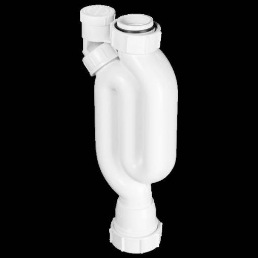 Picture of 1 1/4" McAlpine Straight Through Anti Syphon (Pedastel) Trap