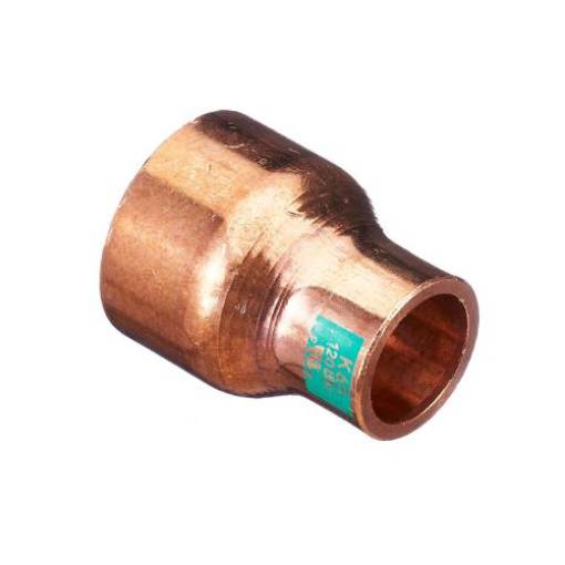 Picture of 1/2" x 3/8" K65 Copper Reducing Coupler
