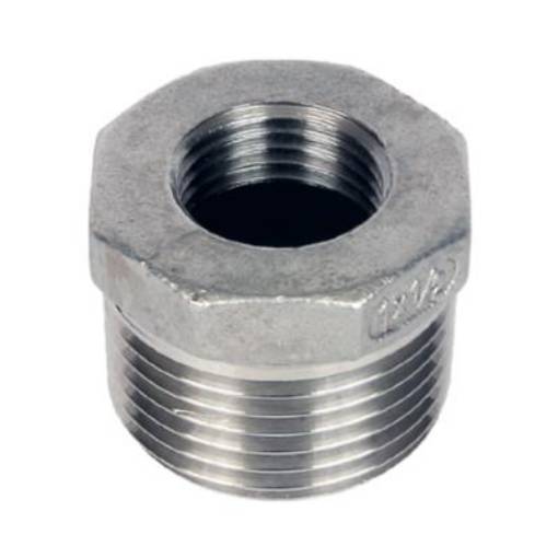 Picture of 1/2" x 3/8" Stainless 316 Reducing Bush