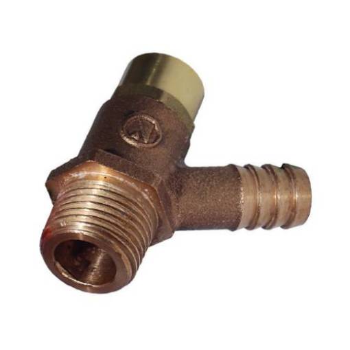 Picture of 15mm Brass Solder Lockshield Drain Cock