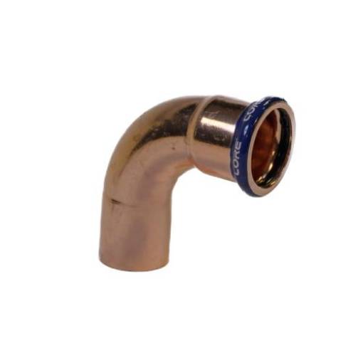 Picture of 15mm CORE Copper Press 90 Elbow M/F WRAS 
