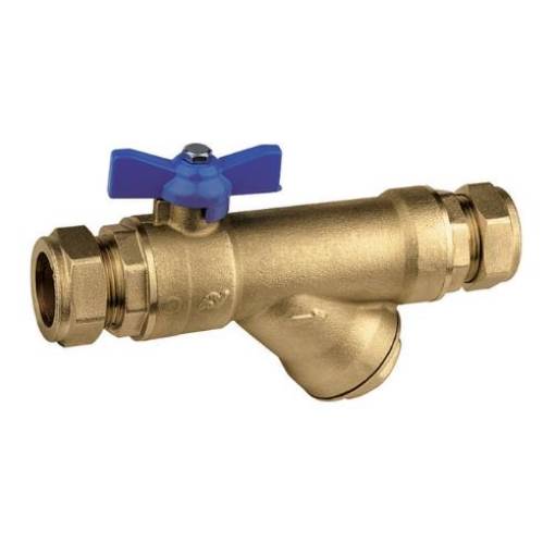 Picture of 15mm Intaball Combi Ball Valve with Drain Port