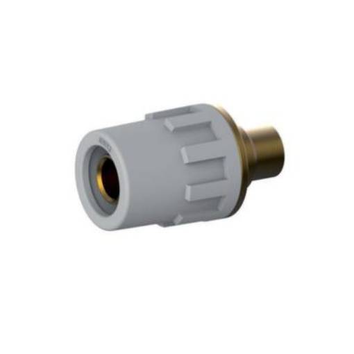 Picture of 20mm AQ x 22mm Brass Spigot Male - 39325