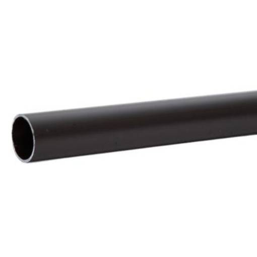 Picture of 21.5mm PVCu Overflow Pipe Black 3 Mtr