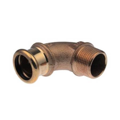 Picture of 22 x 3/4" Xpress Copper Male Elbow S13