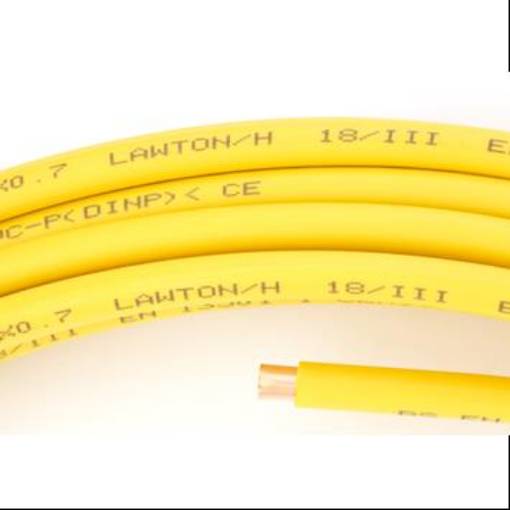 Picture of 22mm Yellow Coated Copper Tube