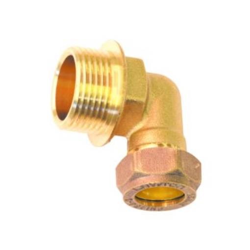 Picture of 22x1" CORE Compression x Male Elbow DZR 916