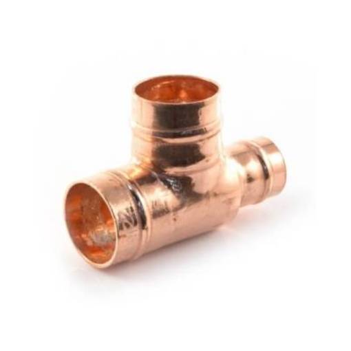 Picture of 22x15x15 CORE Solder Ring Tee Red LF27