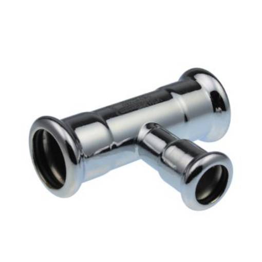 Picture of 22x18 Galv Carbon Steel Red Tee SC25