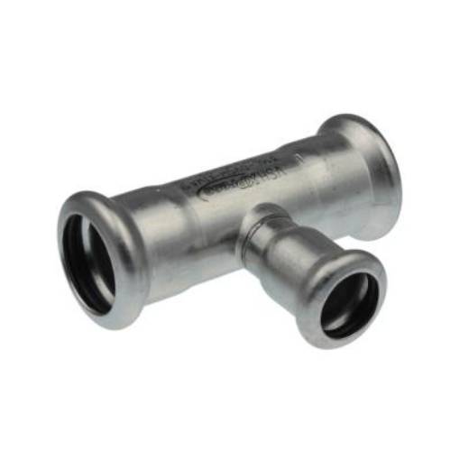 Picture of 28x15 Xpress Stainless Reducing Tee SS25