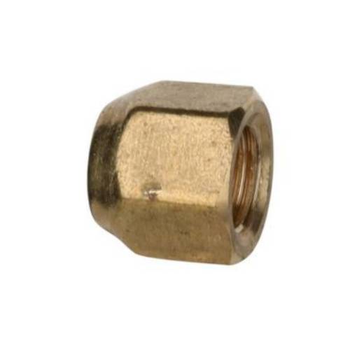 Picture of 3/8" Brass Short Forged Flare Nut