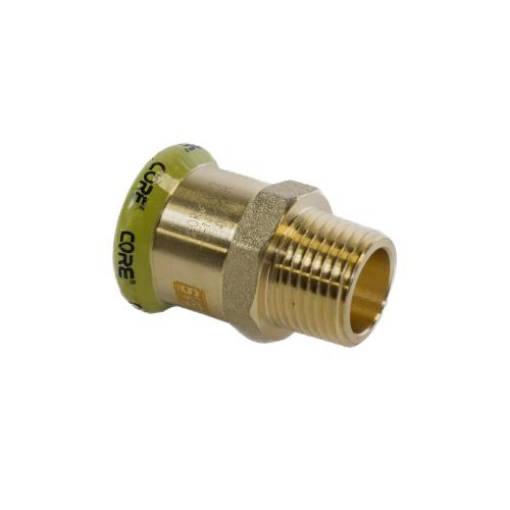 Picture of 35 x 1.1/4" CORE Copper Press Male Iron Adaptor *GAS*