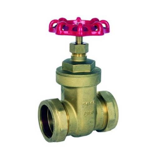 Picture of 35mm Brass BS Compression Gatevalve