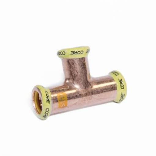 Picture of 35mm CORE Copper Press Equal Tee *GAS*