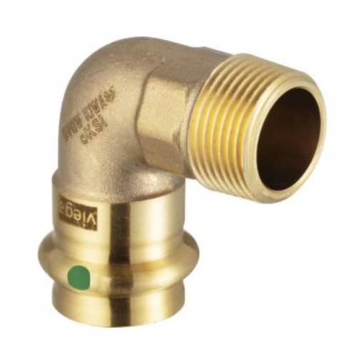 Picture of 35mmx11/4" Profipress M/I Adaptor Elbow 90Deg 2214