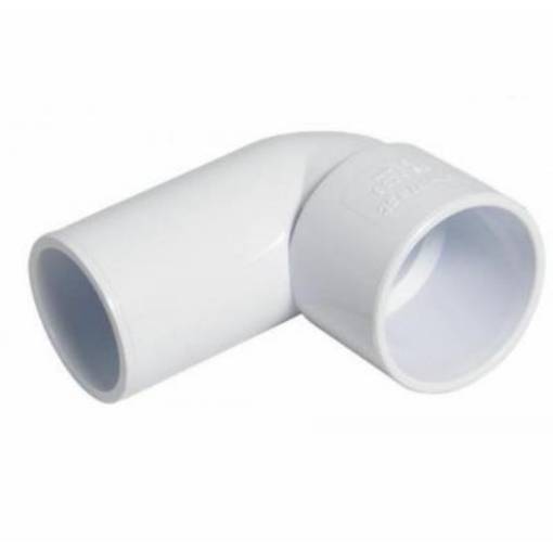 Picture of 50mm ABS Waste 90 Deg Conv Bend White