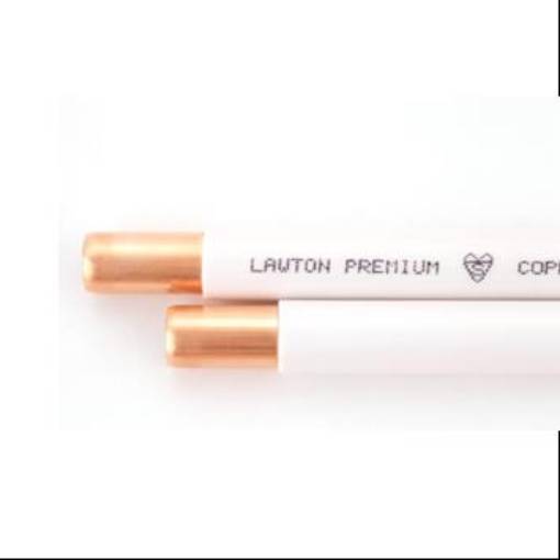 Picture of 67mm x 1.2 White PVC Coated Copper Tube x 3 Mtr