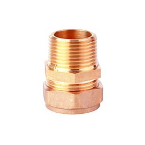 Picture of 8x1/2" Brass Comp Male Adaptor 611