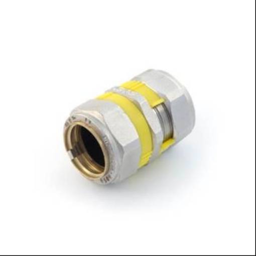 Picture of DN25 Gas Flex DZR Straight Coupling