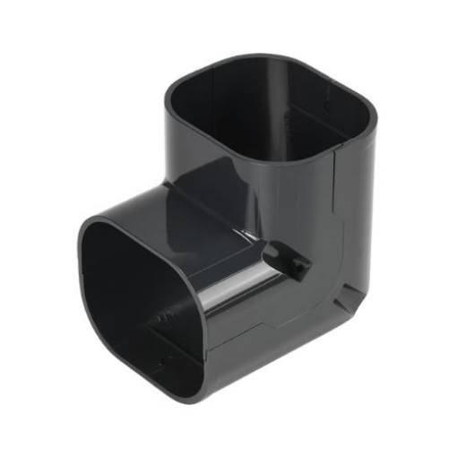 Picture of Inaba Denko 75mm 90Deg Elbow Bend - Anthracite Grey