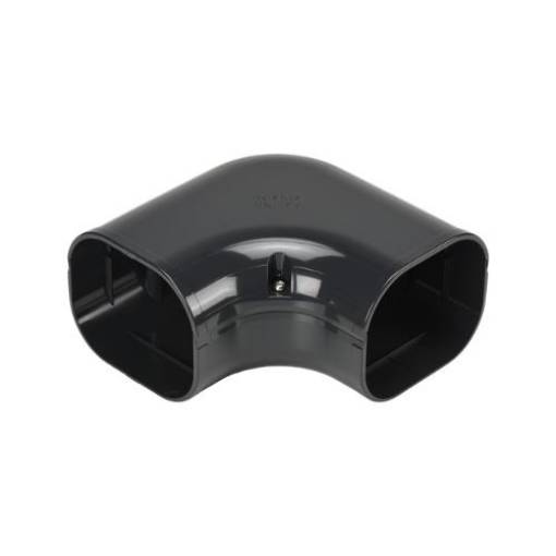 Picture of Inaba Denko 75mm 90Deg Flat Bend - Anthracite Grey