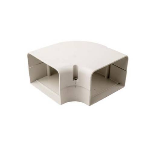 Picture of SpeediChannel (BBJ) Trunking Ivory 70mm Flat Bend 90 Degree