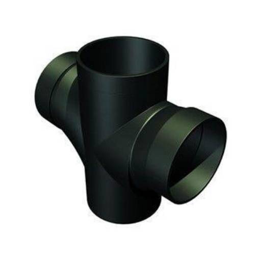 Picture of 110mm FUZE HDPE 88Deg Double Branch