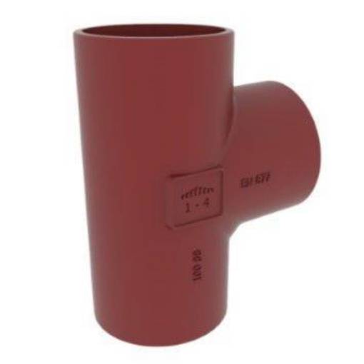 Picture of 100mm x 100mm x 88 Deg Branch Plain EF006