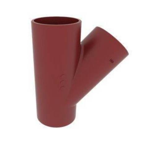 Picture of 50mm x 50mm x 45 Deg Branch Plain EF006