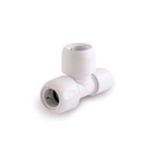 Picture of 28x22x28 Hep2o Red End Tee HD12/28 White