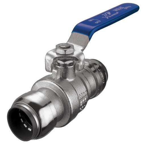 Picture of 15mm Sharkbite NP Ball Valve Blue Handle