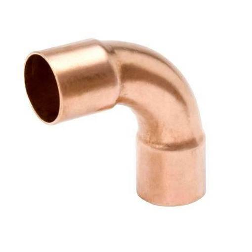 Picture of 1/4" Copper Refrigeration 90 Deg Long Radius Elbow