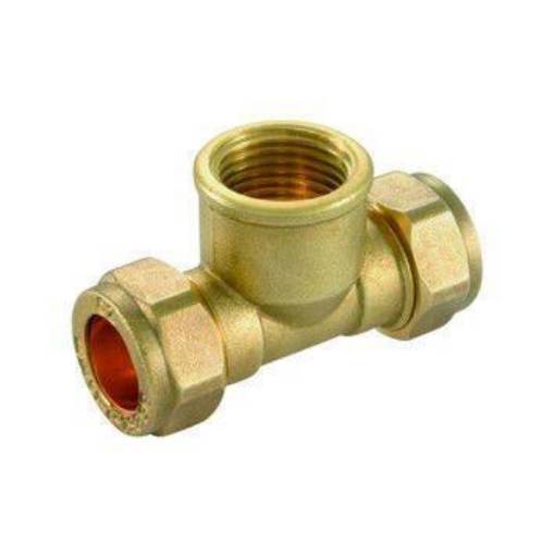 Picture of 22x3/4" CORE Comp Female Branch Tee DZR 930