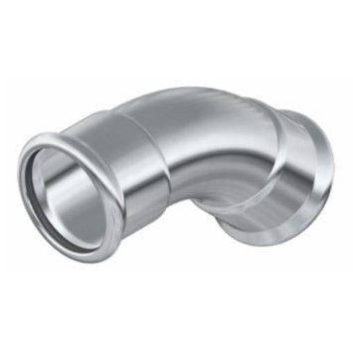 Picture of 76mm 316L Stainless Press 45 Deg Elbow 5