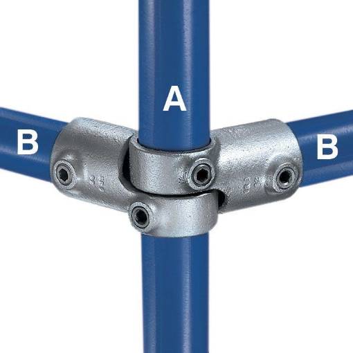 Picture of 19-5 Galv Kee Klamp - Adjustable Side Outlet Tee
