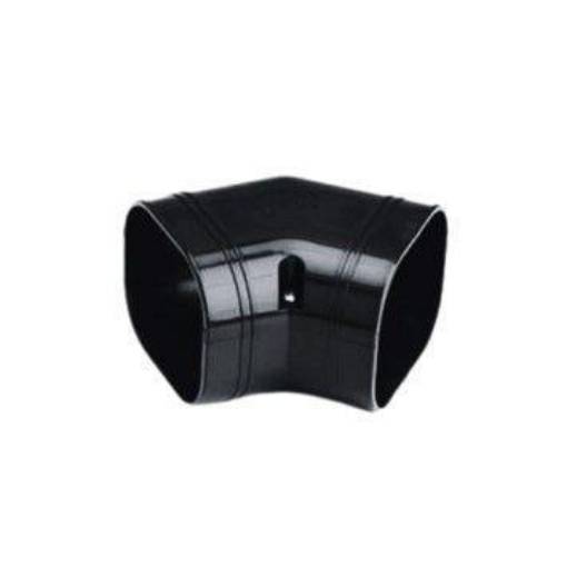 Picture of Inaba Denko 100mm 45Deg Flat Bend - Black