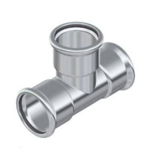 Picture of 35mm 316L Stainless *GAS* Press Equal Tee 16