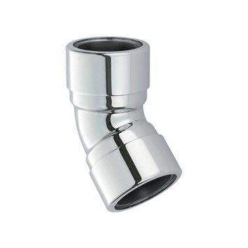 Picture of 1 1/4" McAlpine 135 Deg Chrome Plated Elbow 35B-CB
