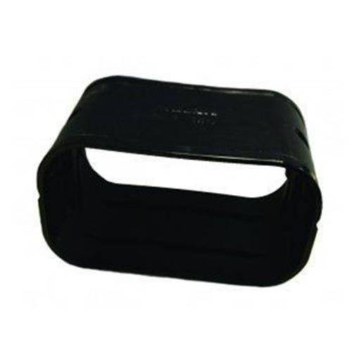 Picture of ASHP 140mm Duct Connector Black