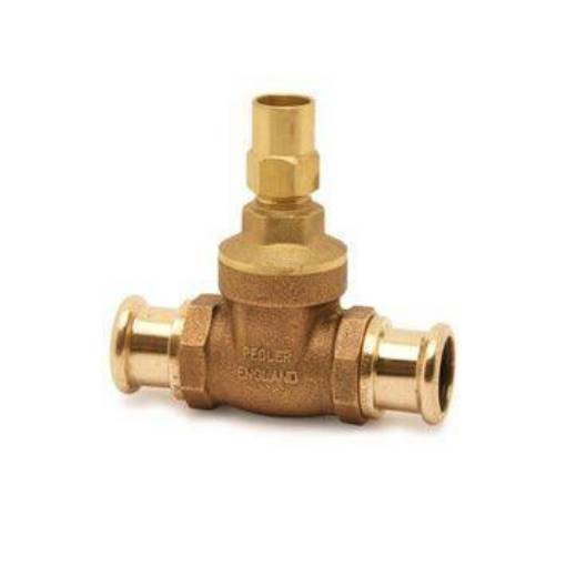 Picture of 28mm Pegler GM LS Gate Valve Press Ends PS1070