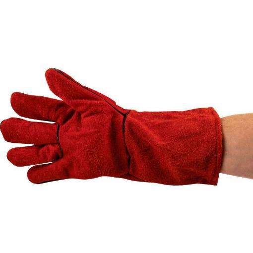 Picture of Red Welders Gauntlets SZ10