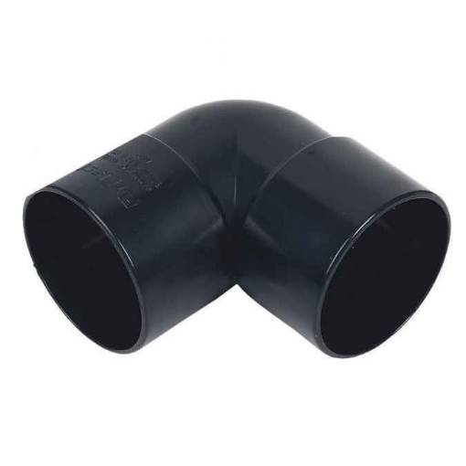 Picture of 50mm ABS Waste 90 Deg Bend Black