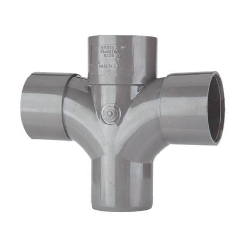 Picture of 50mm Sweep Cross (135 Deg) Grey