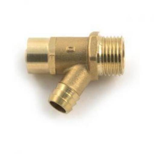 Picture of 1/2" Bsp Brass Lockshield Drain Cock
