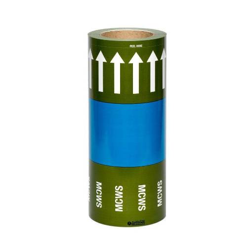 Picture of Pipemark M28 275mm x 33m Mains Cold Water ID Tape