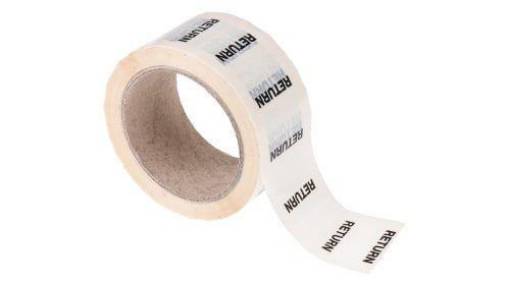 Picture of 50mm x 33mtr Ident Tape "Return"