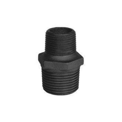 Picture of 32x20 Blk Mall Reducing Hex Nipple 145