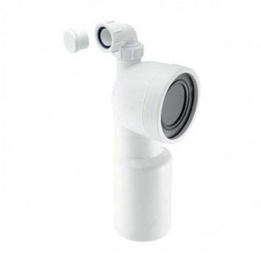 Picture of 4" 90 Deg Bend WC Connector c/w Boss