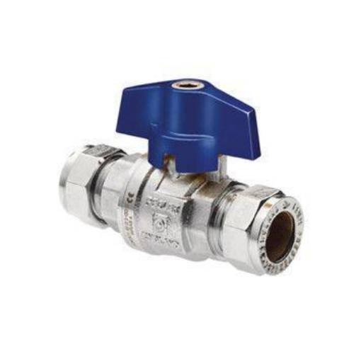 Picture of 15mm PB300 Ball Valve T Handle (Blue)