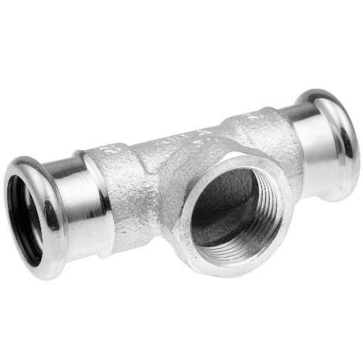 Picture of 15x1/2" Xpress Copper Chrome Plated Fi Branch Tee S30CP